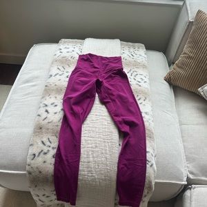 Lululemon align leggings size 4 purple